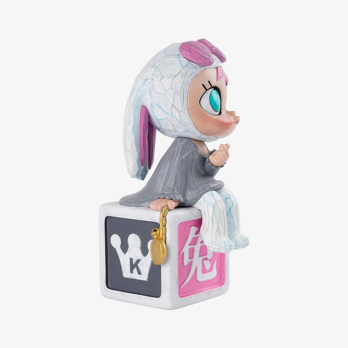 MOLLY 17th Anniversary Statue - Pink Moon Rabbit 3 MOLLY 17th Anniversary Statue - Pink Moon Rabbit - Image 3