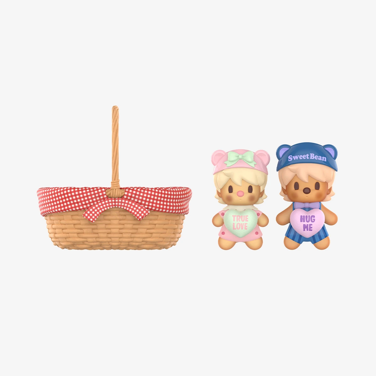 Sweet Bean Cookie Basket Figurine 1 Sweet Bean Cookie Basket Figurine