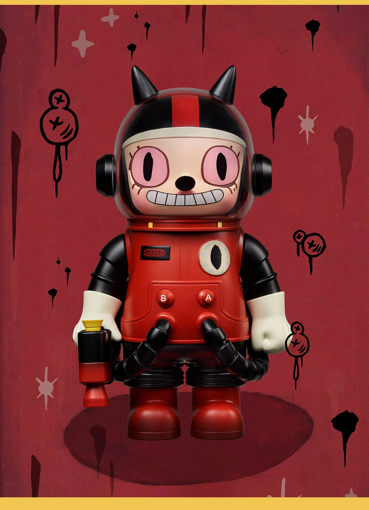 MEGA SPACE MOLLY 400% Gary Baseman 14 MEGA SPACE MOLLY 400% Gary Baseman - Image 14