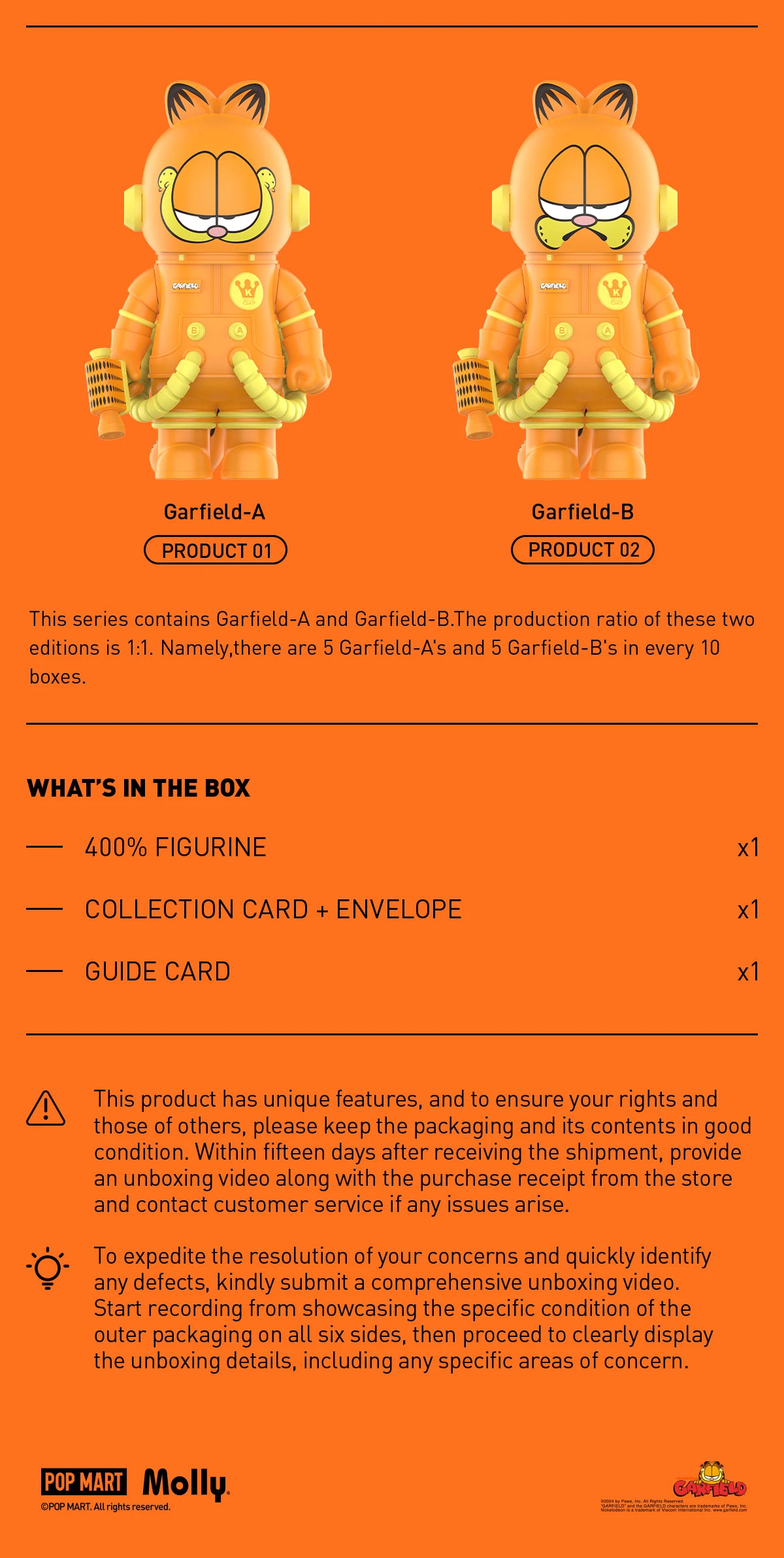 MEGA SPACE MOLLY 400% Garfield 16 MEGA SPACE MOLLY 400% Garfield - Image 16