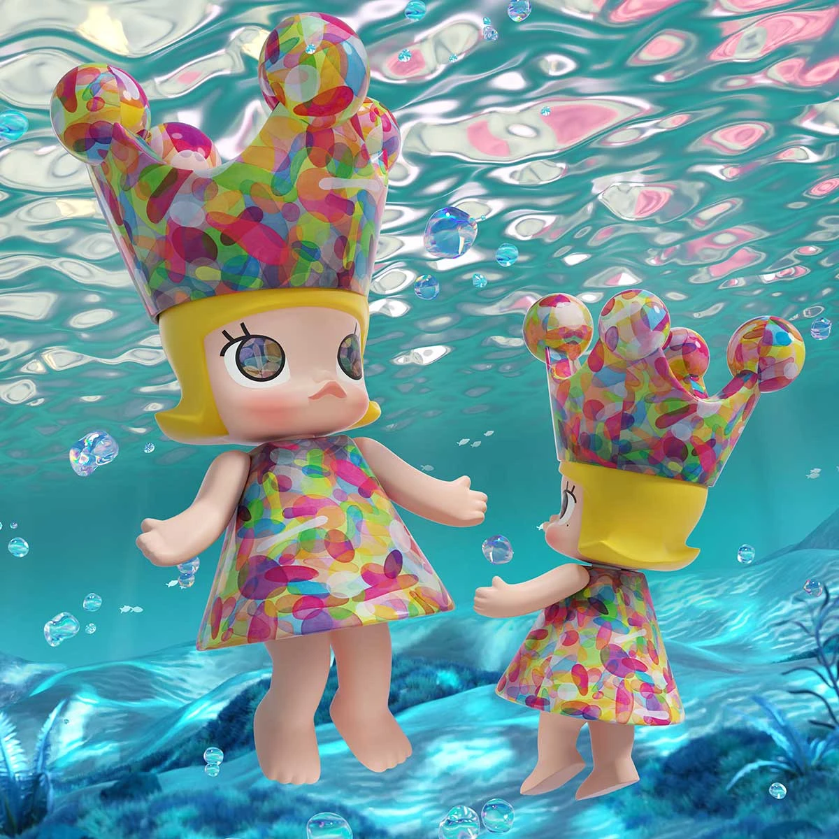 MEGA ROYAL MOLLY 400% Huang Yuxing-Bubbles 6 MEGA ROYAL MOLLY 400% Huang Yuxing-Bubbles - Image 6