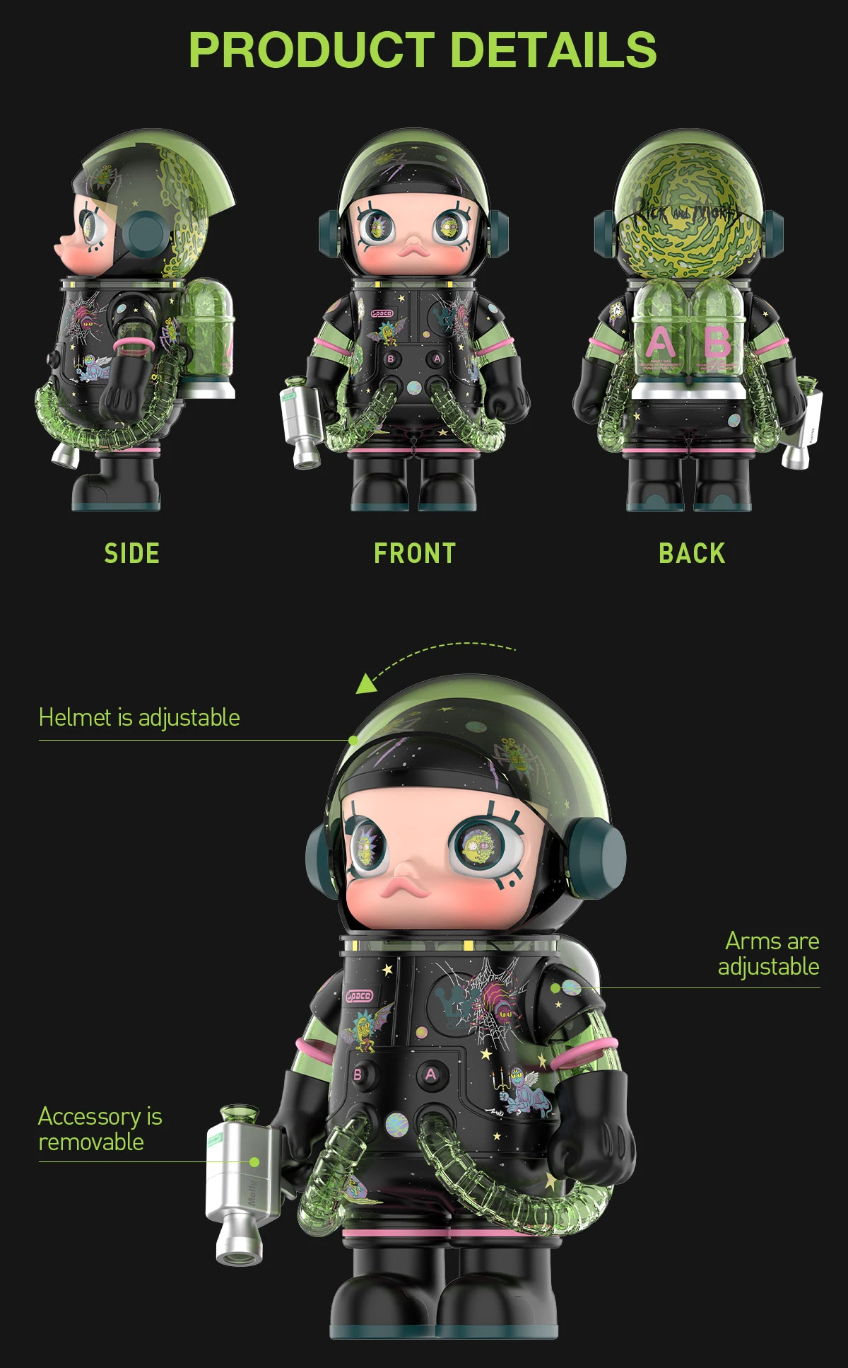 MEGA SPACE MOLLY 400% Rick And Morty 8 MEGA SPACE MOLLY 400% Rick And Morty - Image 8