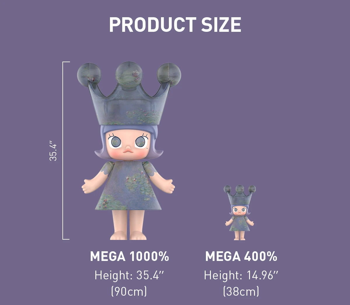 MEGA ROYAL MOLLY 1000% Monet-Les Nymphéas 13 MEGA ROYAL MOLLY 1000% Monet-Les Nymphéas - Image 13