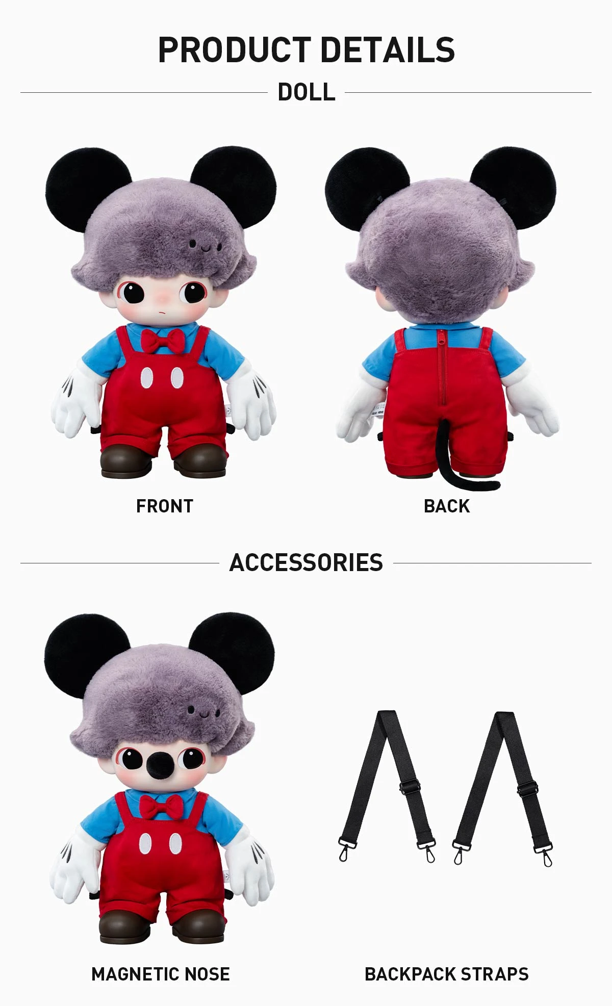 DIMOO WORLD × DISNEY Series-Mickey Vinyl Plush Bag 9 DIMOO WORLD × DISNEY Series-Mickey Vinyl Plush Bag - Image 9