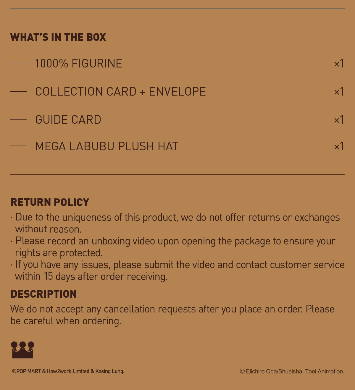 MEGA LABUBU 1000% TONY TONY CHOPPER 13 MEGA LABUBU 1000% TONY TONY CHOPPER - Image 13