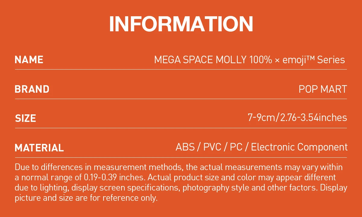 MEGA SPACE MOLLY 100% × Emoji™ Series 17 MEGA SPACE MOLLY 100% × Emoji™ Series - Image 17