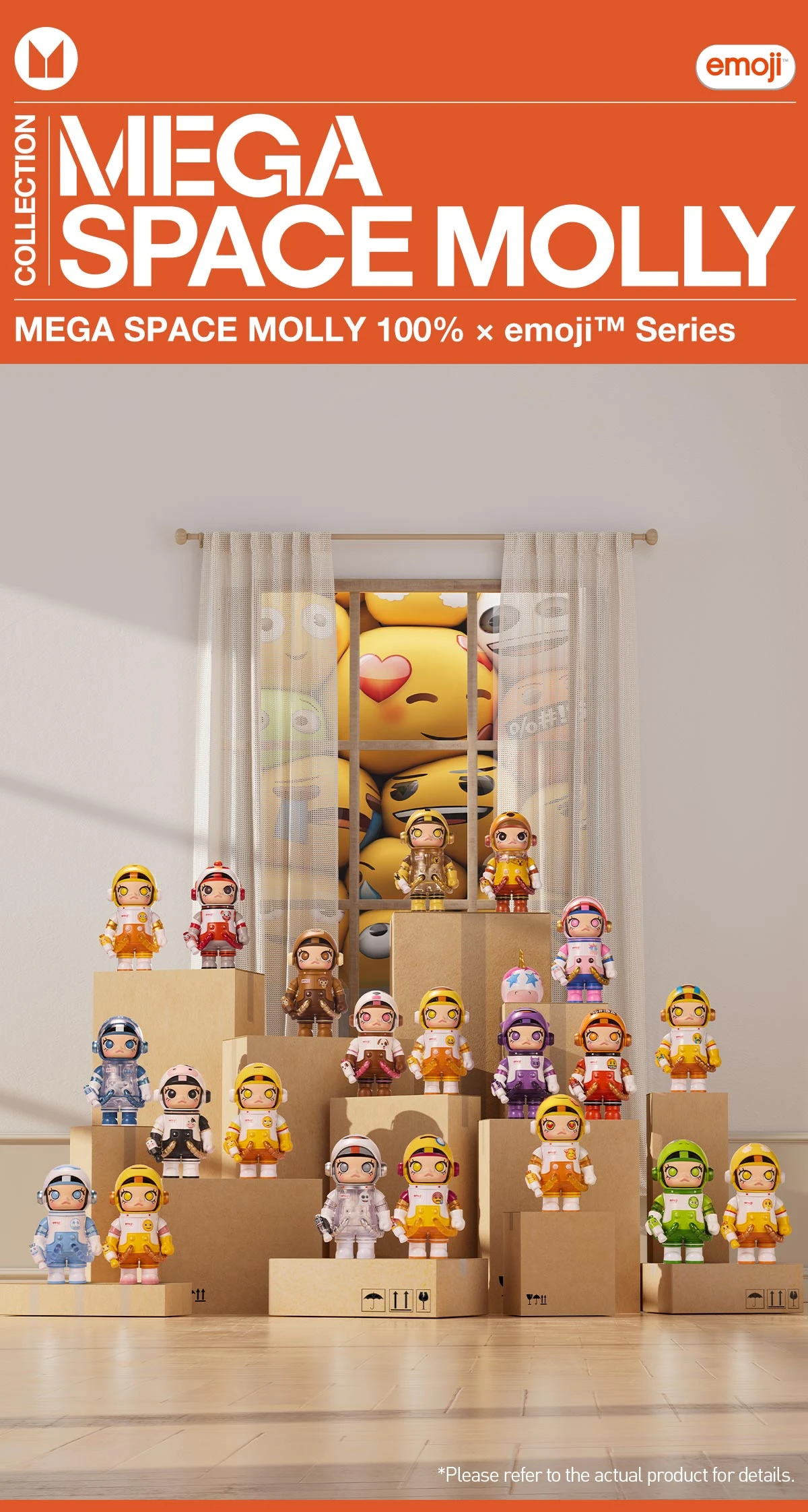 MEGA SPACE MOLLY 100% × Emoji™ Series 14 MEGA SPACE MOLLY 100% × Emoji™ Series - Image 14