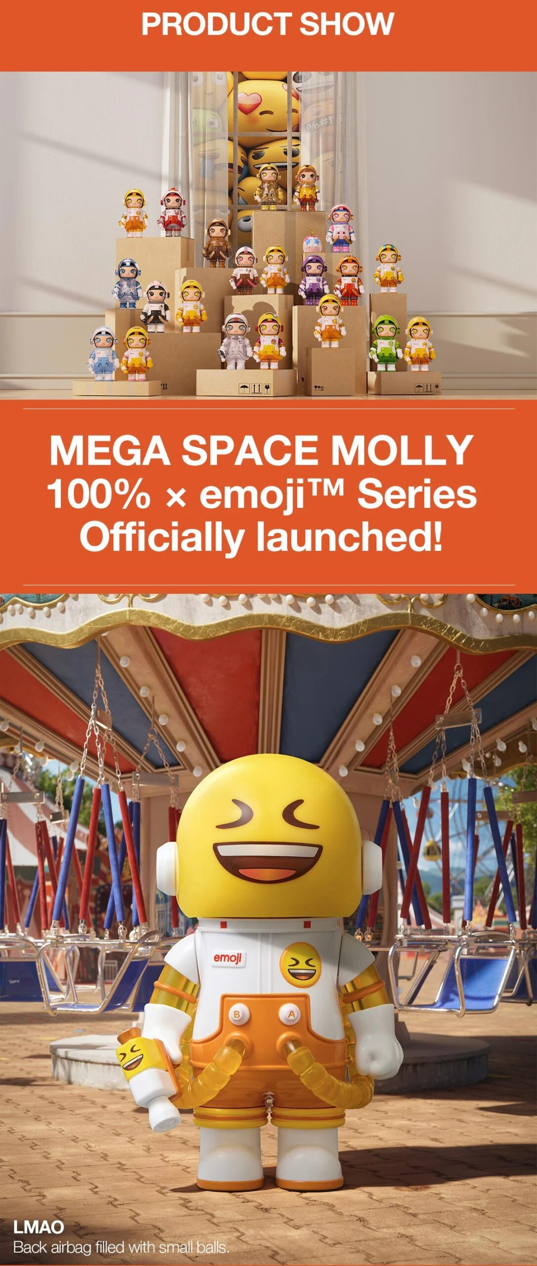 MEGA SPACE MOLLY 100% × Emoji™ Series 20 MEGA SPACE MOLLY 100% × Emoji™ Series - Image 20