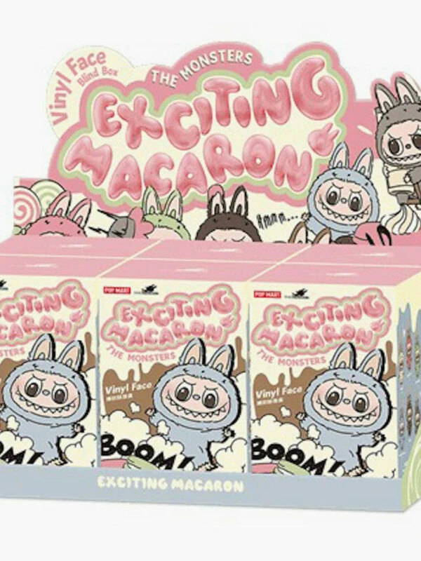 Pop Mart Shop 30 Pop Mart Labubu The Monsters Tasty Macarons Vinyl Face Mystery Box / 1 Pack